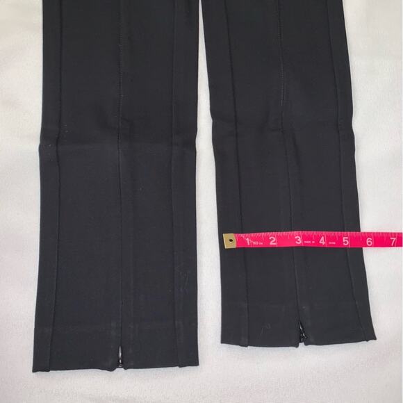 MAEVE by ANTHROPOLOGIE NWT Black Ankle Zip Pants Size 0 High Rise Slim Leg - Picture 10 of 15